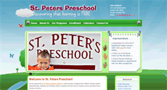 Desktop Screenshot of preschool.stpetersrockford.org